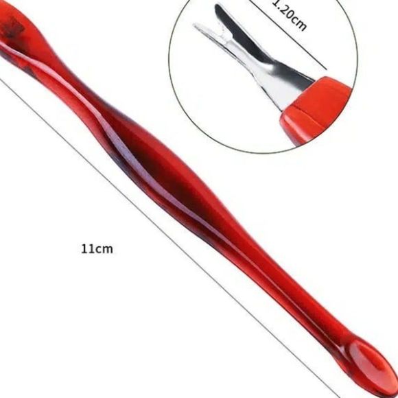 10pcs Stainless Steel Cuticle Trimmer / Pusher Nail Art Fork ~ NEW!!! - Picture 2 of 4
